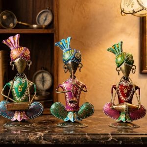 Metal showpiece set of 3 pc book your order ⏩